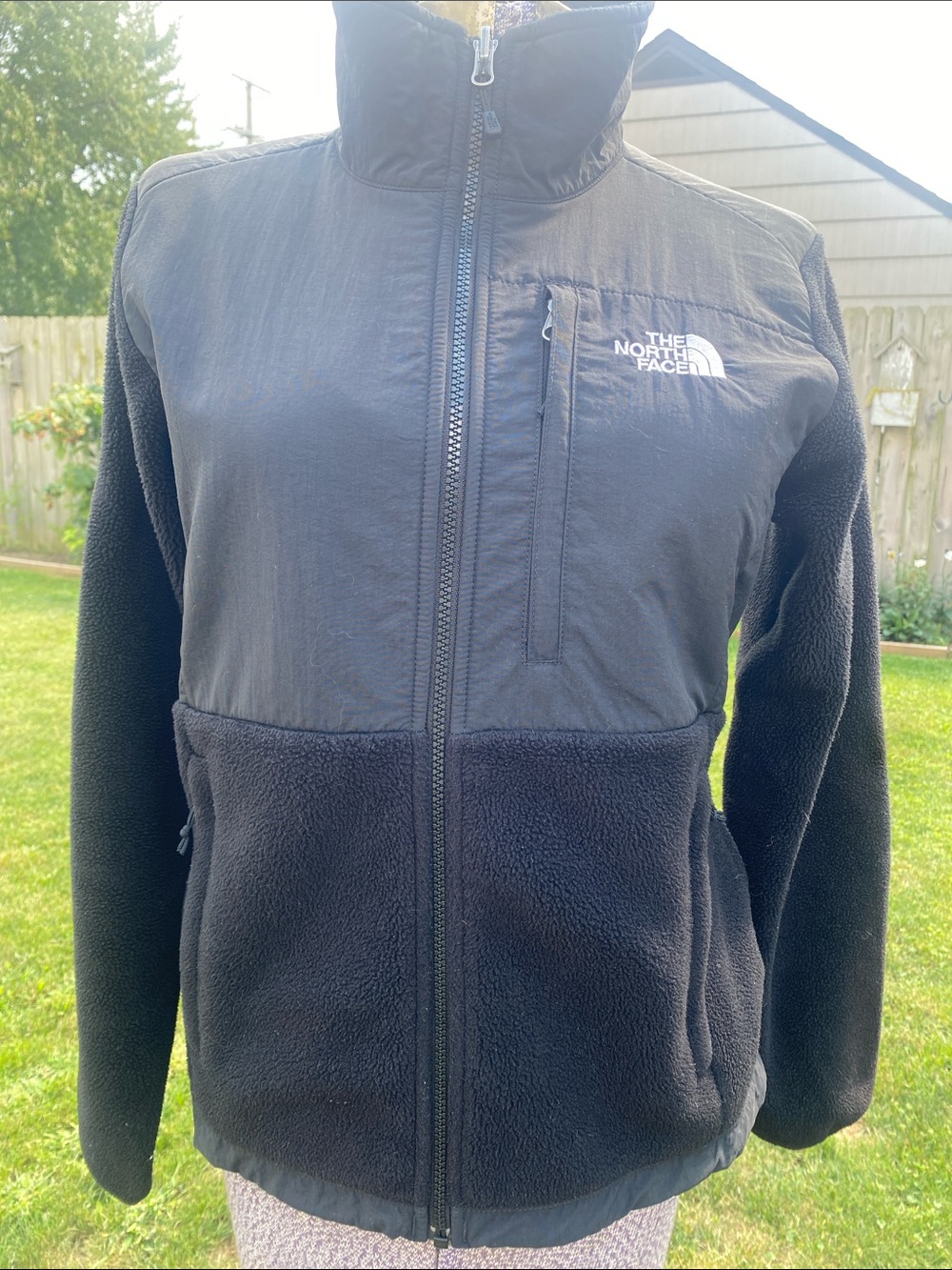 The North Face Black Women's Fleece Jacket with Wind Panels